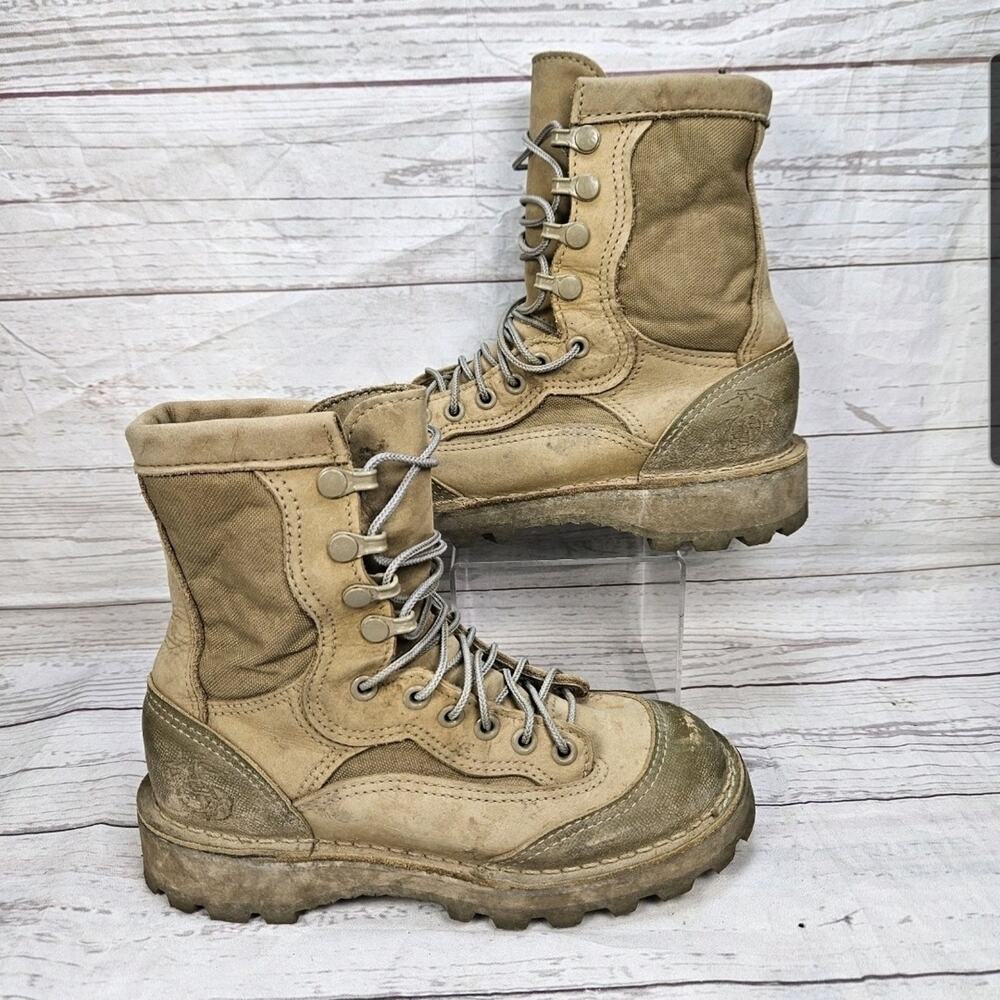 Danner USMC RAT Hot Weather Coyote Tan Leather Boots Men's Size 3 R